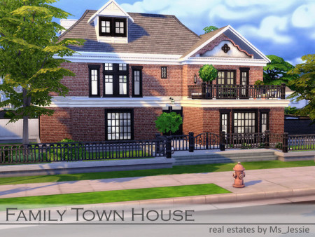 Family Town House by Ms_Jessie at TSR