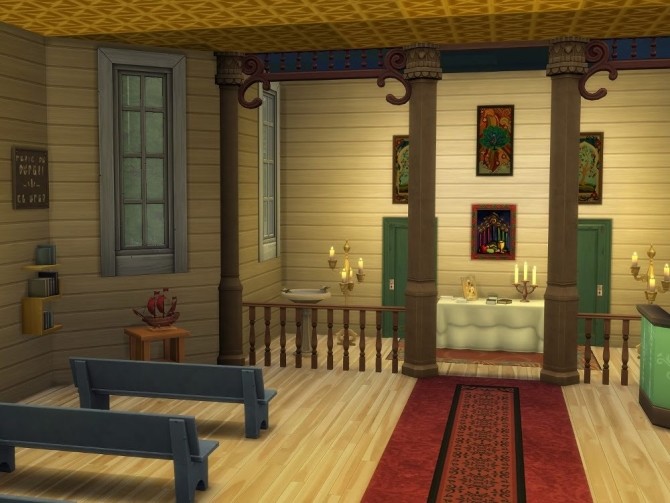 Sims 4 Kyrkja   The Church at KyriaT’s Sims 4 World