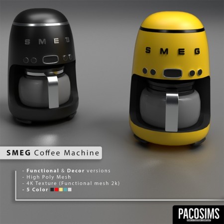 SMEG Coffee Machine (P) at Paco Sims