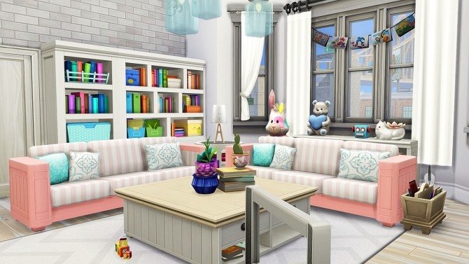 Sims 4 100 BABY CHALLENGE APARTMENT at Aveline Sims