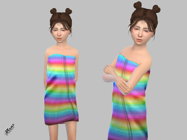 Sims 4 Girls Towel Colection by pizazz at TSR