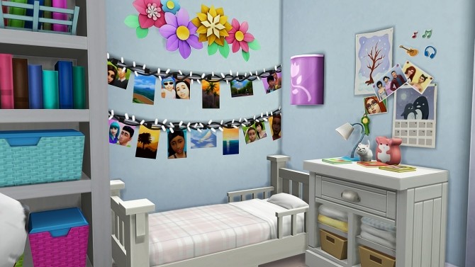 Sims 4 STUDENT MOM APARTMENT at Aveline Sims