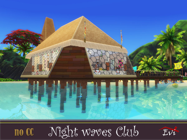 Sims 4 Nightwaves club by evi at TSR