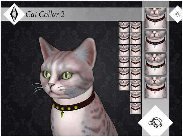 Sims 4 Cat Collar 2 by AleNikSimmer at TSR