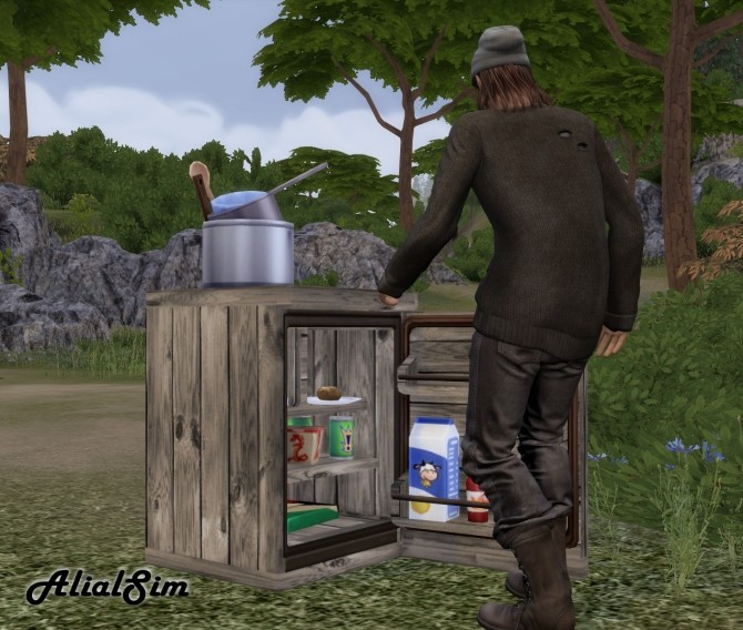 Sims 4 Mini fridge at Alial Sim