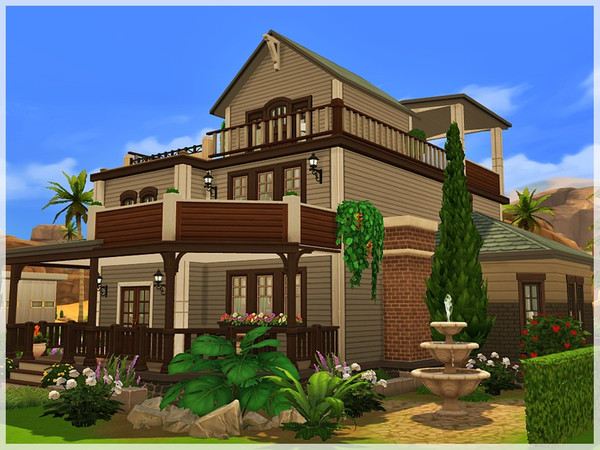 Sims 4 Myrtle Bungalow by Ray Sims at TSR