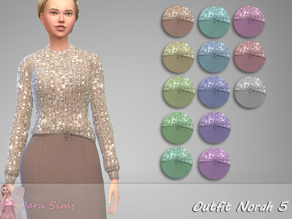 Sims 4 Outfit Norah 5 by Jaru Sims at TSR