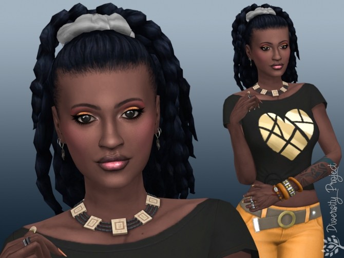 Sims 4 Amina at Sims 4 Diversity Project
