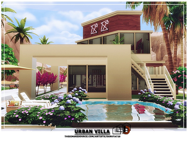 Sims 4 Urban Villa by Danuta720 at TSR