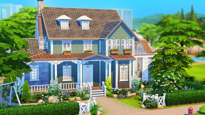 Foster Family Home at Aveline Sims » Sims 4 Updates