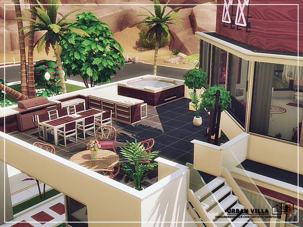 Sims 4 Urban Villa by Danuta720 at TSR