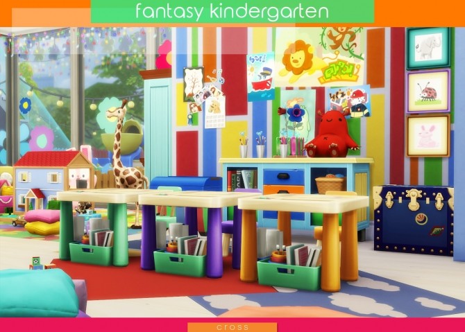 Sims 4 Fantasy Kindergarten by Praline at Cross Design
