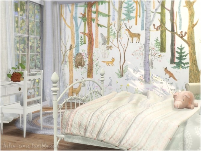 Sims 4 Fairy Tale Walls at Helen Sims