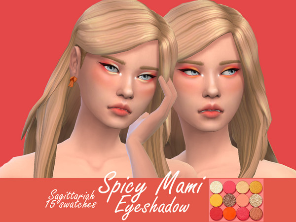 Sims 4 Spicy Mami Eyeshadow by Sagittariah at TSR