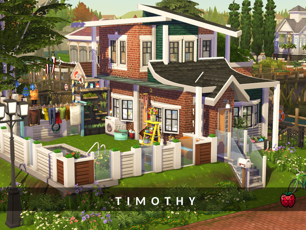 Sims 4 Timothy tiny home by melapples at TSR