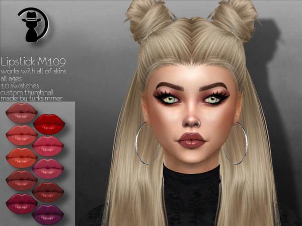 Sims 4 Lipstick M109 by turksimmer at TSR
