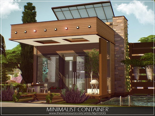 Sims 4 Minimalist Container by MychQQQ at TSR