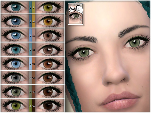 Sims 4 Natural eye colors 07 by BAkalia at TSR