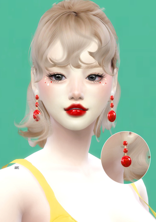 Sims 4 Sapphire Earrings at Ahri Sim4