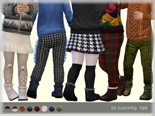Sims 4 Winter Boots by bukovka at TSR