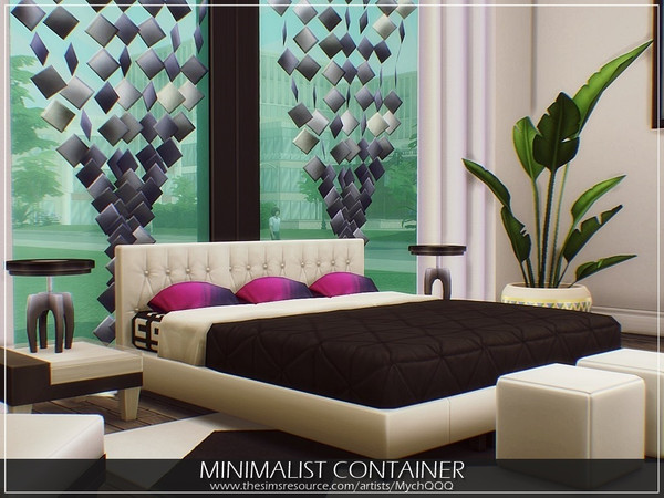 Sims 4 Minimalist Container by MychQQQ at TSR