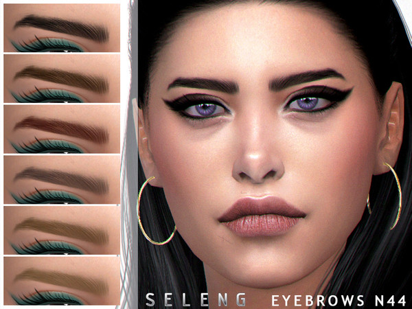 Sims 4 Eyebrows N44 by Seleng at TSR