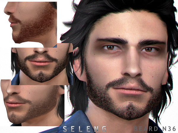 Sims 4 Beard N36 by Seleng at TSR