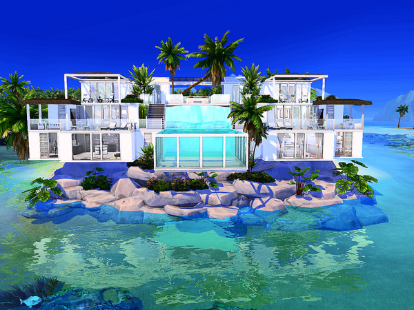 Sims 4 Sea View Villa by Sarina Sims at TSR