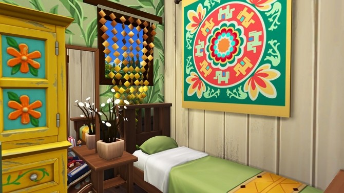 Sims 4 HIPPIE FAMILY’S TINY HOUSE at Aveline Sims