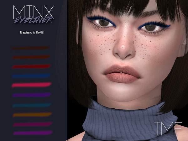 Sims 4 IMF Minx Eyeliner N.72 by IzzieMcFire at TSR