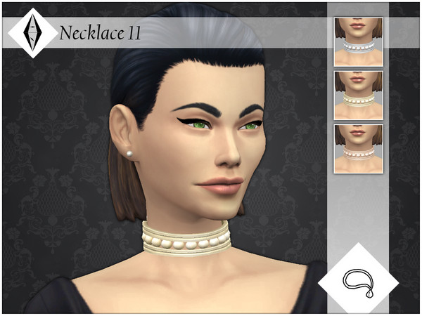 Sims 4 Necklace 11 by AleNikSimmer at TSR