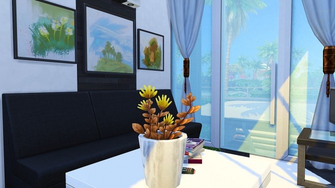 Sims 4 TINY MODERN A FRAME HOUSE at Aveline Sims