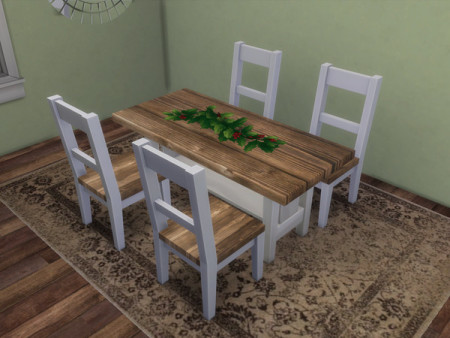 Doggo’s Farmhouse Dining Table by ItsThatDoggo at TSR