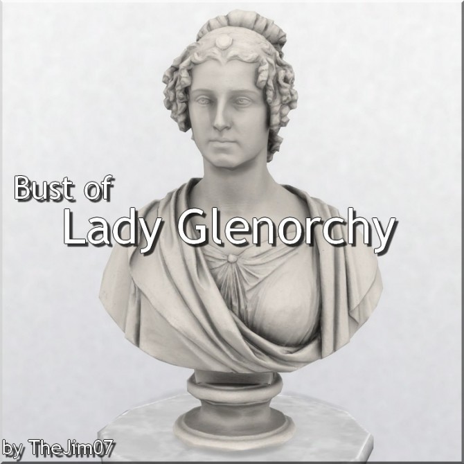 Sims 4 Bust of Lady Glenorchy by TheJim07 at Mod The Sims