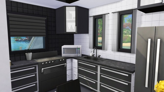 Sims 4 TINY MODERN A FRAME HOUSE at Aveline Sims