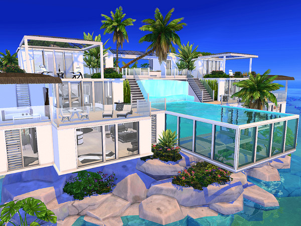 Sims 4 Sea View Villa by Sarina Sims at TSR