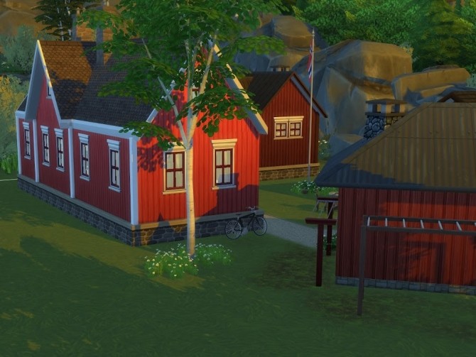 Sims 4 Jordmorstua house at KyriaT’s Sims 4 World