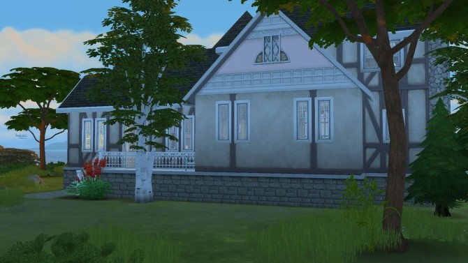 Sims 4 Grey Stone Manor by PolarBearSims at Mod The Sims