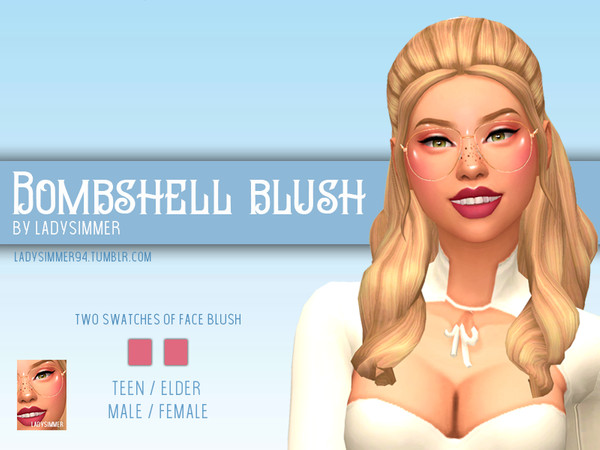 Sims 4 Bombshell Blush by LadySimmer94 at TSR