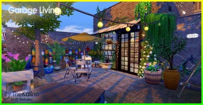 Sims 4 Garage Living at Kalino