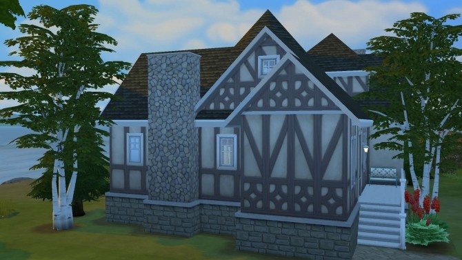 Sims 4 Grey Stone Manor by PolarBearSims at Mod The Sims