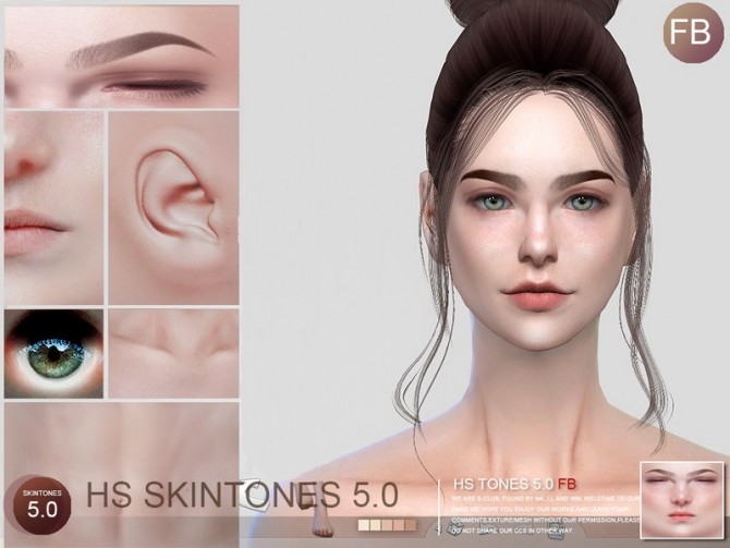 Sims 4 HS5.0 skintones FB by S Club WMLL at TSR