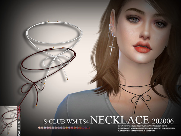 Sims 4 Necklace 202006 by S Club WM at TSR