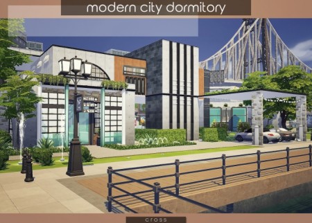 Modern City Dormitory at Cross Design