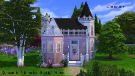 Romantic Victorian Starter Home No CC by Christine11778 at Mod The Sims