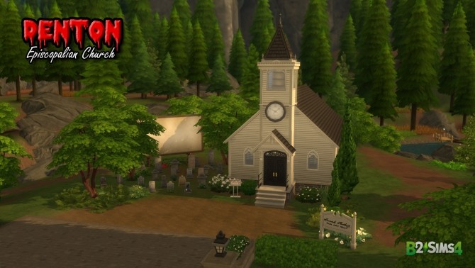 Sims 4 Denton Episcopalian Church by Brunnis 2 at Mod The Sims