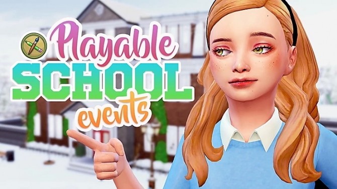 Sims 4 Playable School Events at KAWAIISTACIE