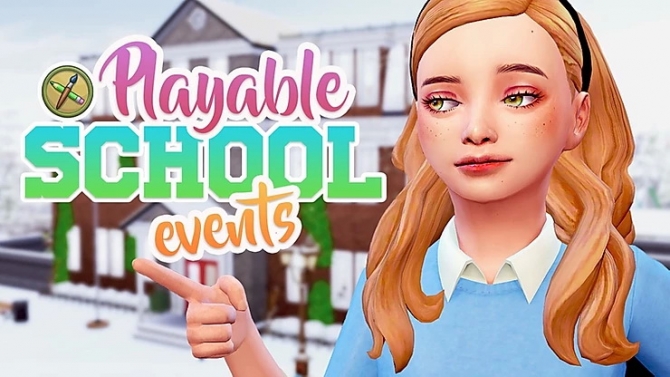 Playable School Events at KAWAIISTACIE » Sims 4 Updates