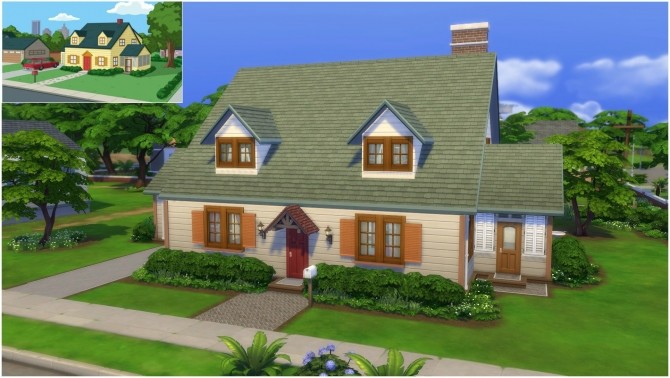 Sims 4 Family Guy House v3 by CarlDillynson at Mod The Sims
