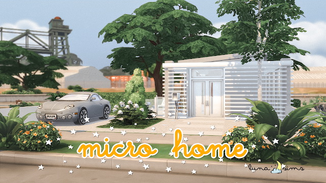 Sims 4 MICRO HOME at Luna Sims